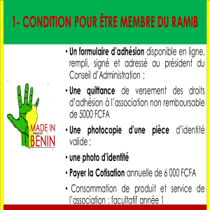 Droit d'adhésion
