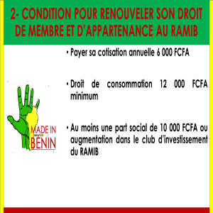Droit d'adhésion