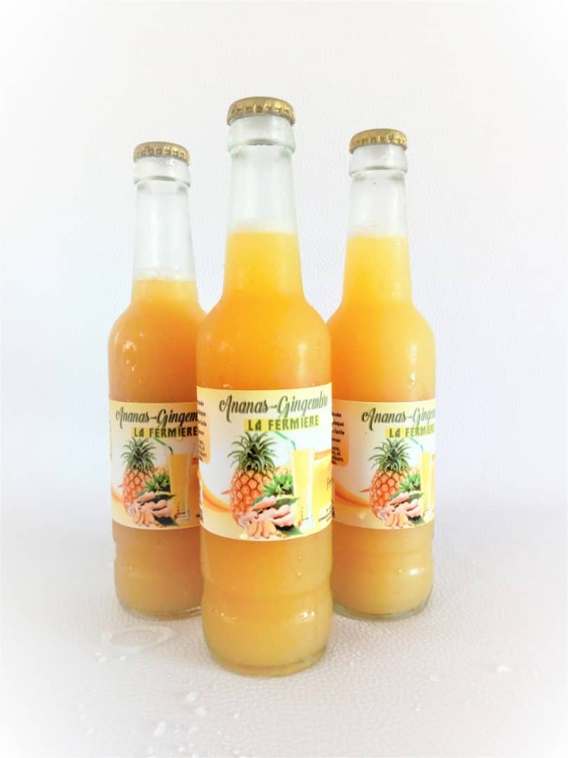 Jus d'ananas au gingembre