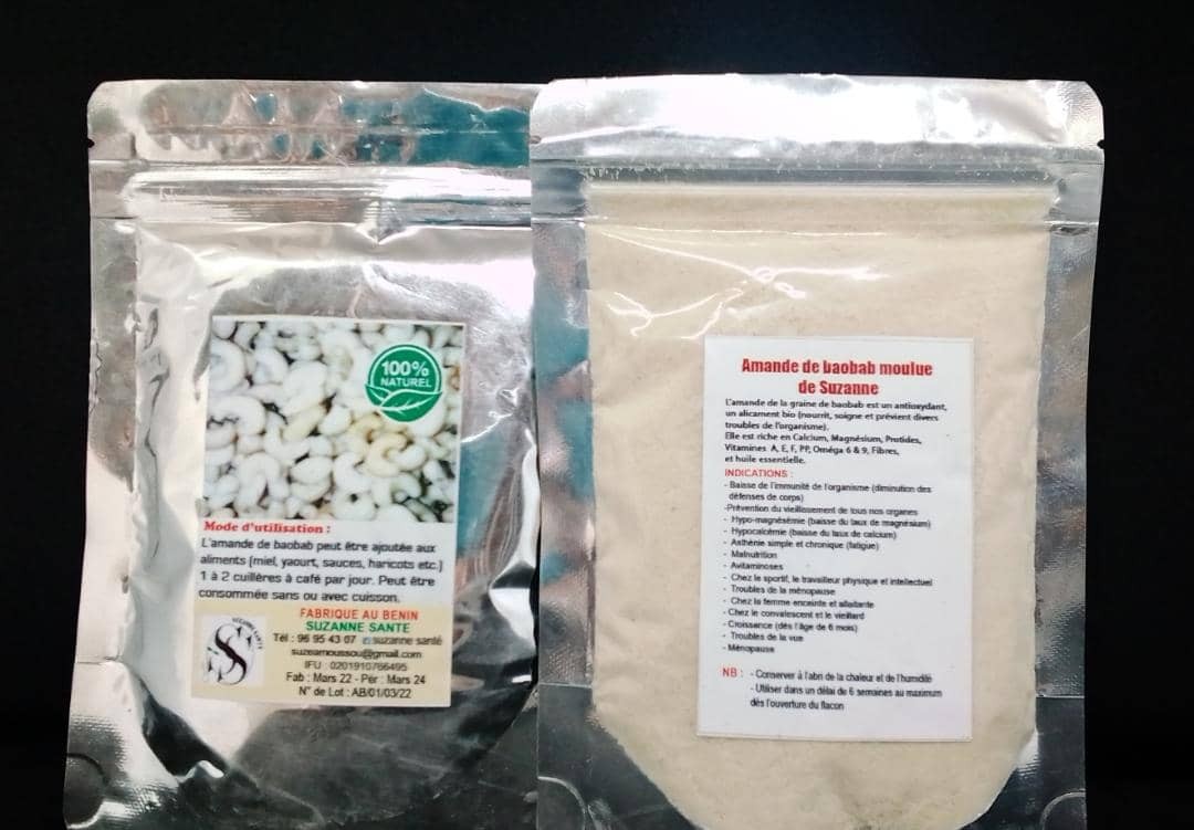 Amande de baobab moulues 100g