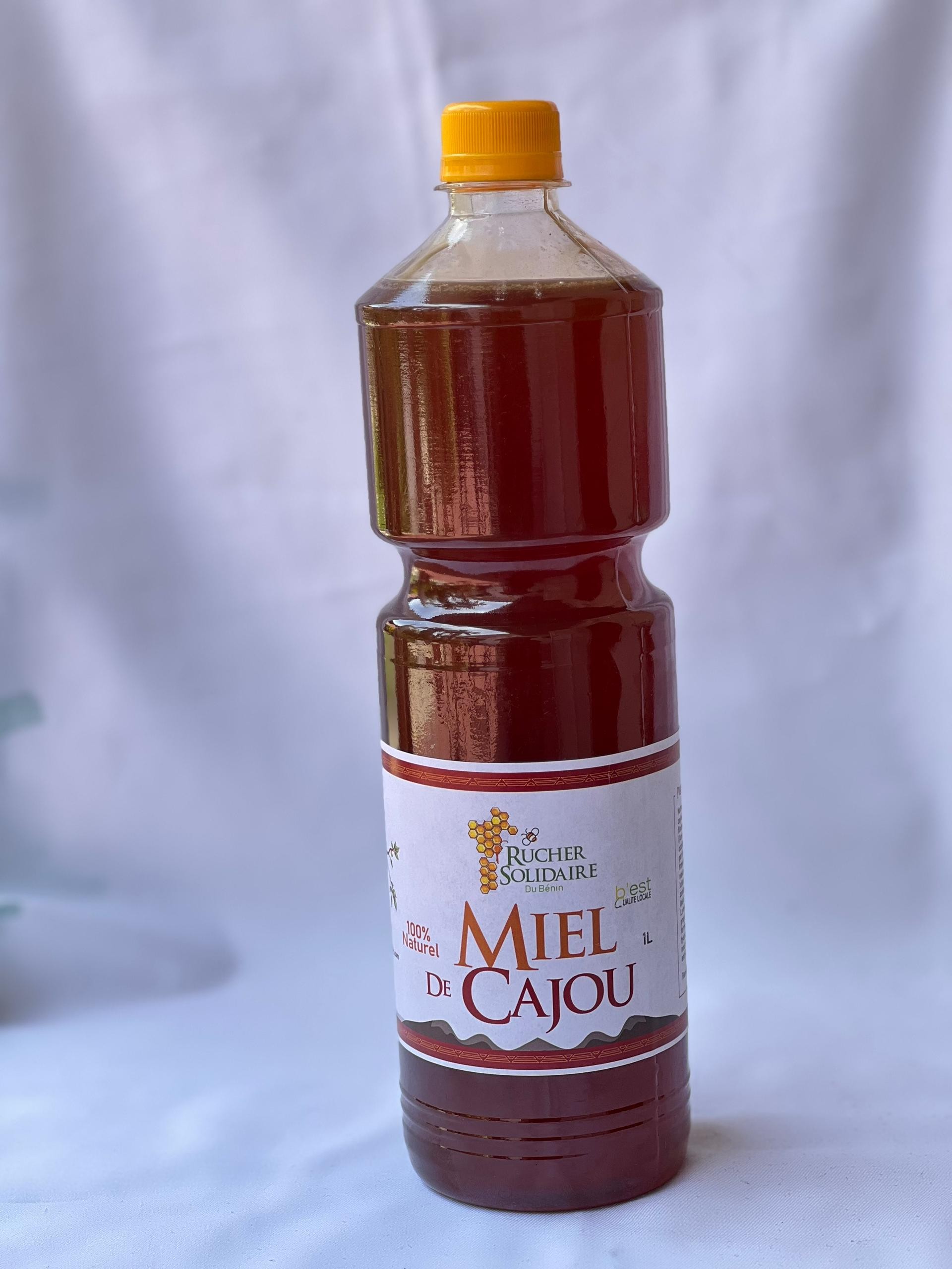 miel mille fleurs et cajou démi litre