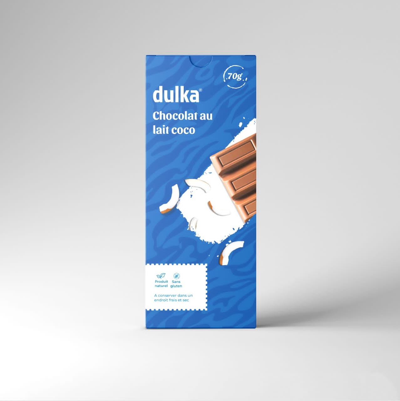 Chocolat au lait  de Coco Dulka 70g