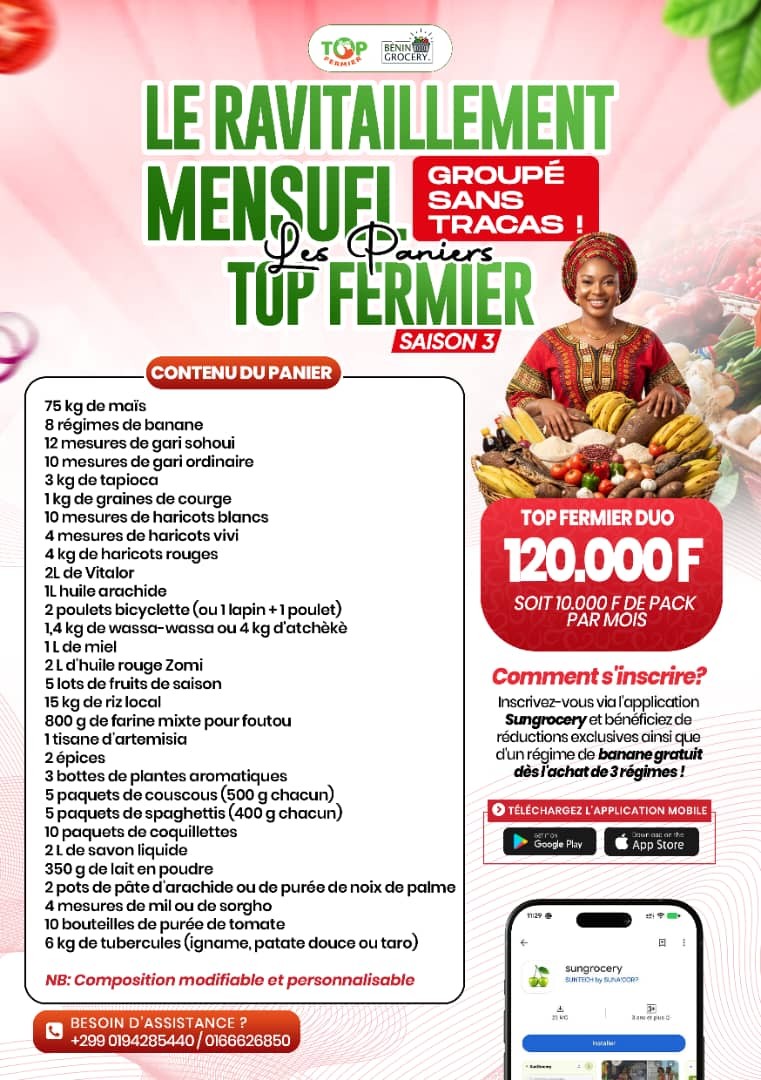 PANIER TOP FERMIER DUO